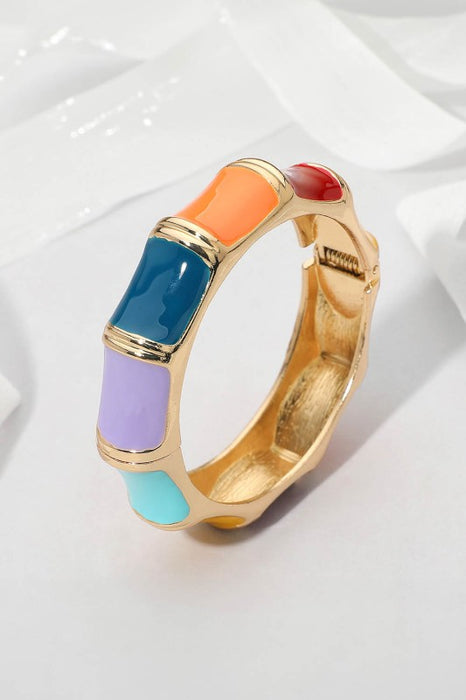 Enamel Bamboo Bracelet