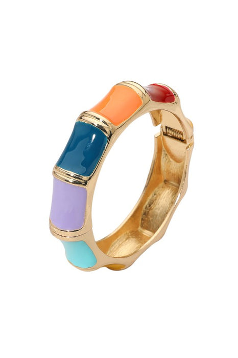 Enamel Bamboo Bracelet