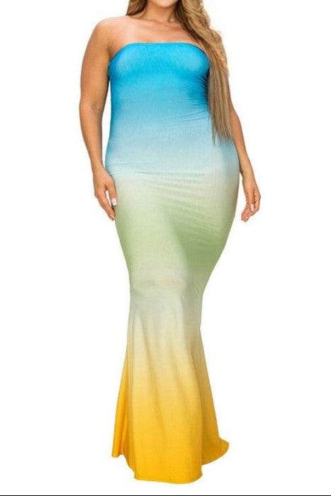 Ombre Maxi Dress