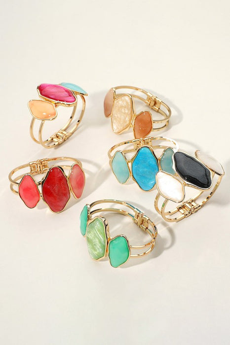 Abstract Stone Cuff