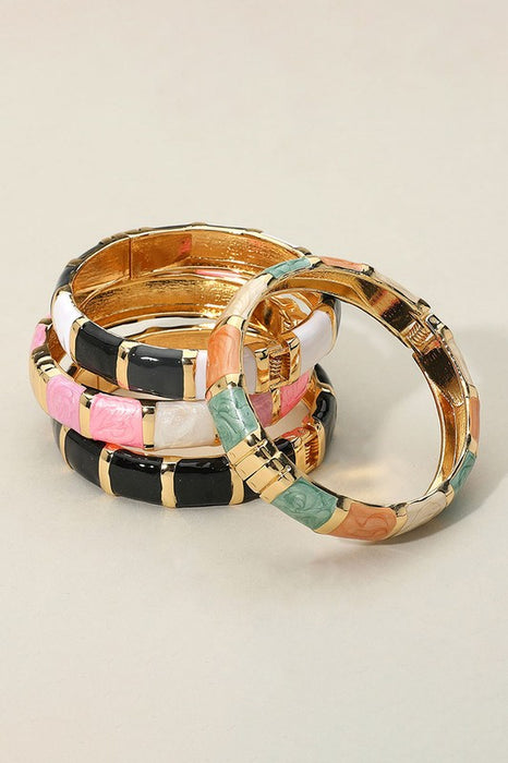 Bamboo Hinged Bangle
