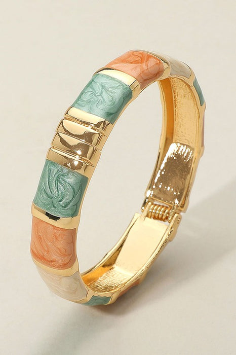 Bamboo Hinged Bangle