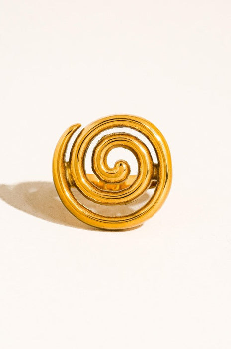Spiral Statement Ring