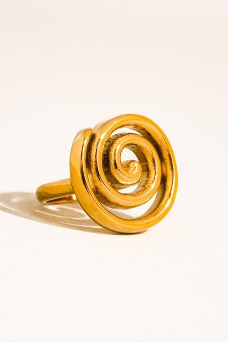 Spiral Statement Ring