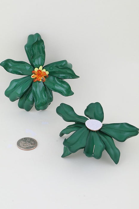 Oversized Flower Earrings