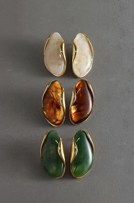 Resin Drop Earrings