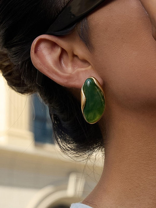 Resin Drop Earrings