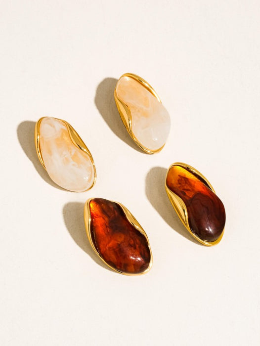 Resin Drop Earrings