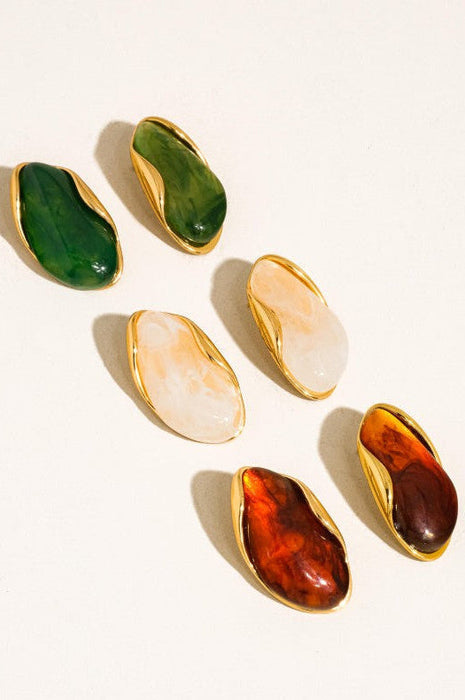 Resin Drop Earrings