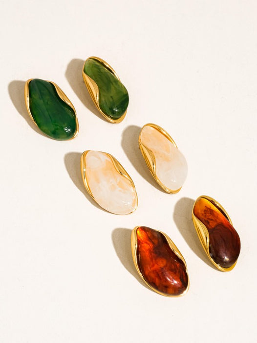 Resin Drop Earrings