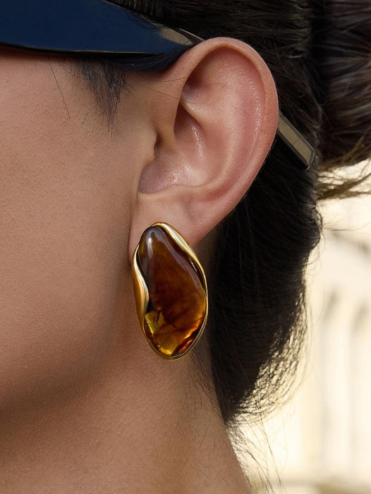 Resin Drop Earrings