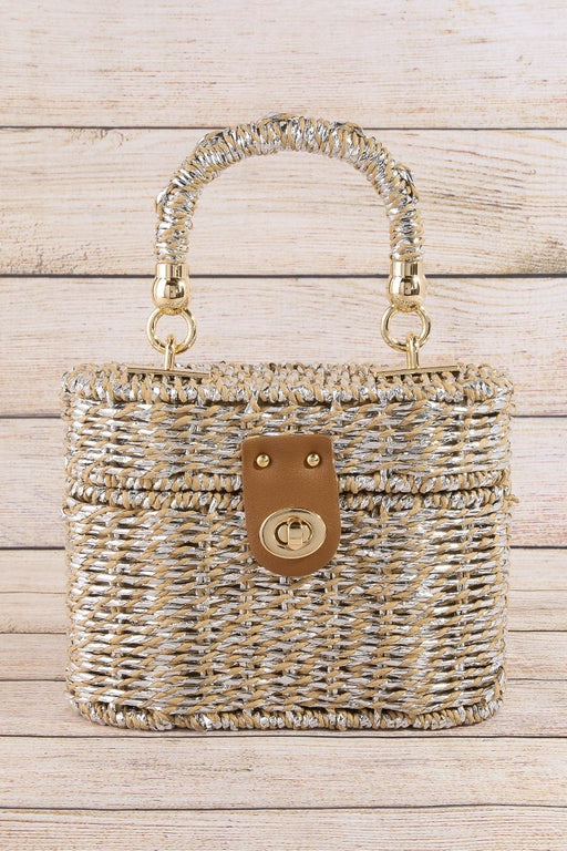 Straw Box Bag