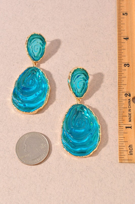 Abstract Swirl Earrings