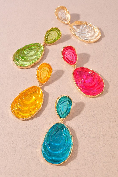 Abstract Swirl Earrings