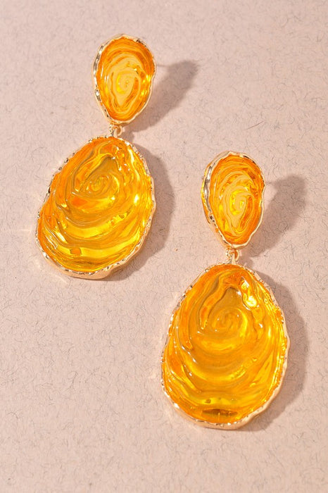 Abstract Swirl Earrings