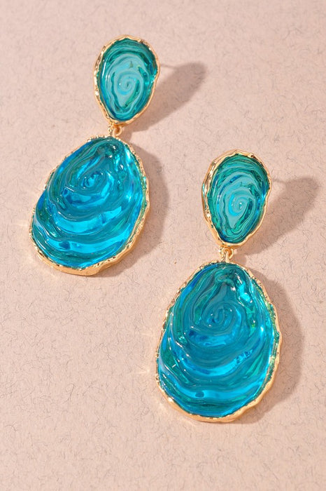 Abstract Swirl Earrings