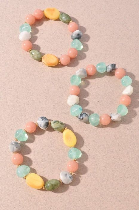 Marble Beaded Bracelet