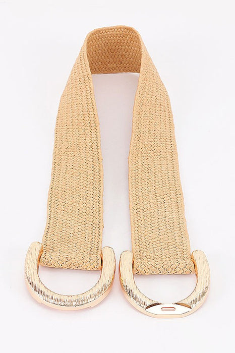 Faux Straw Belt