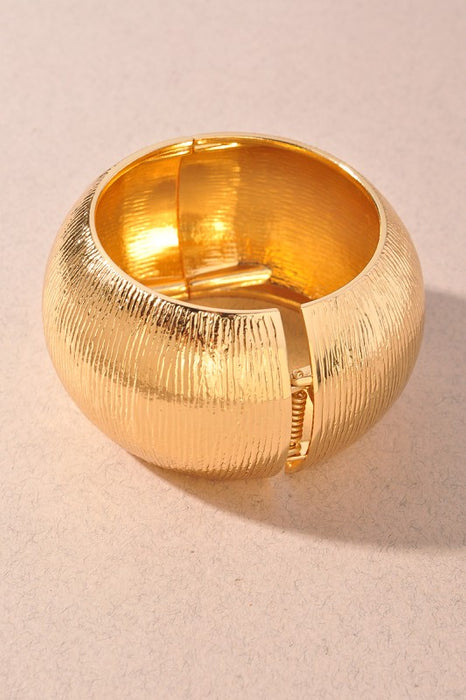Textured Dome Hinge Bracelet