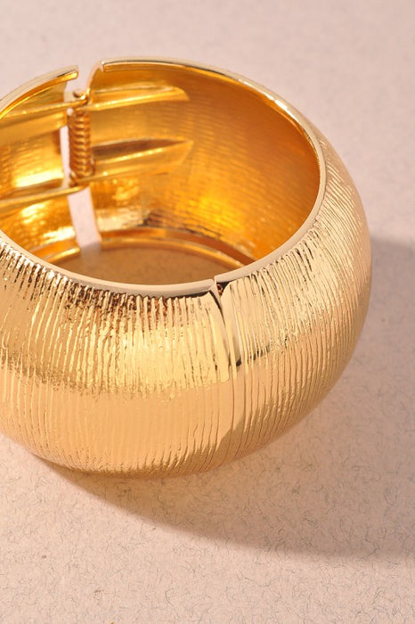 Textured Dome Hinge Bracelet