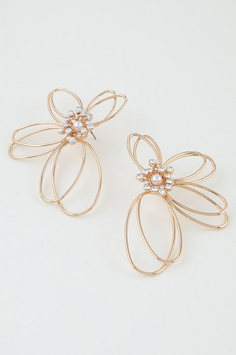 Half Daisy Earrings