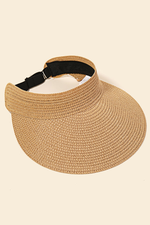 Woven Straw Visor