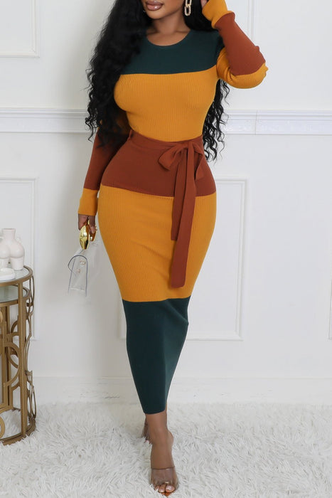 colour block sweater dress Color Block Sweater Dress — D-LUX