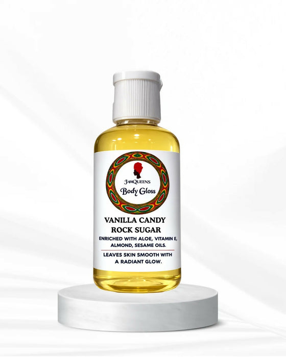 VANILLA CANDY ROCK SUGAR BODY GLOSS INSPIRED BY KAYALI 2oz