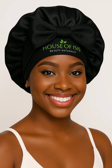 Satin Tie Bonnet