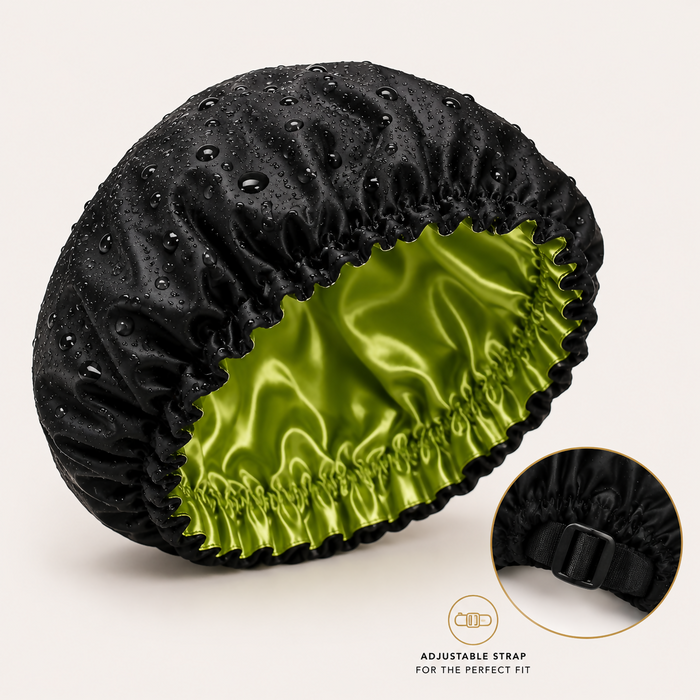 Satin-lined Shower Cap