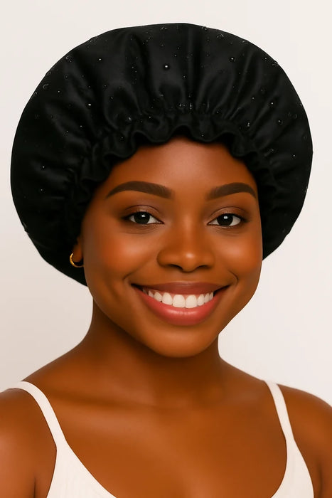 Satin-lined Shower Cap