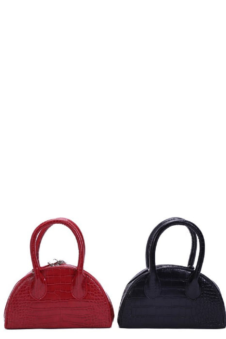 Semi Circle Croc Purse