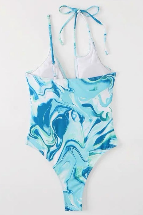 Blue Marble One Piece Swimsuit