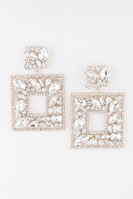 Jewel Square Earrings