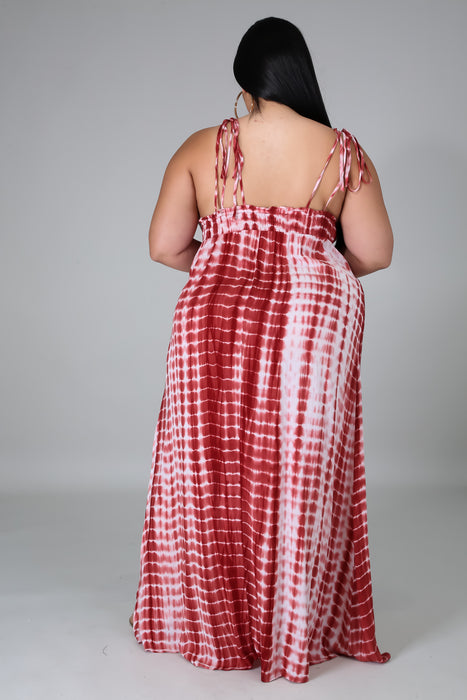Tie Dye Maxi Dress D-LUX Tie Dye Maxi Dress D-LUX
