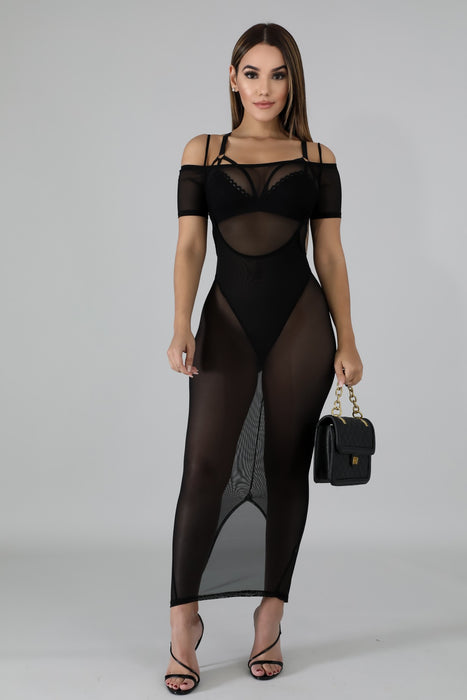 Mesh Cover Up Set