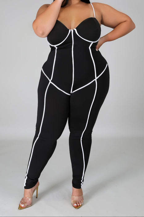 Contrast Jumpsuit